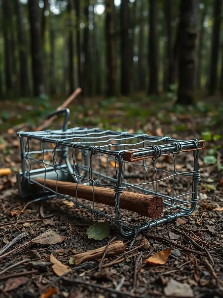 An image showing a confiscated illegal trap, symbolizing the association's commitment to anti-poaching efforts.